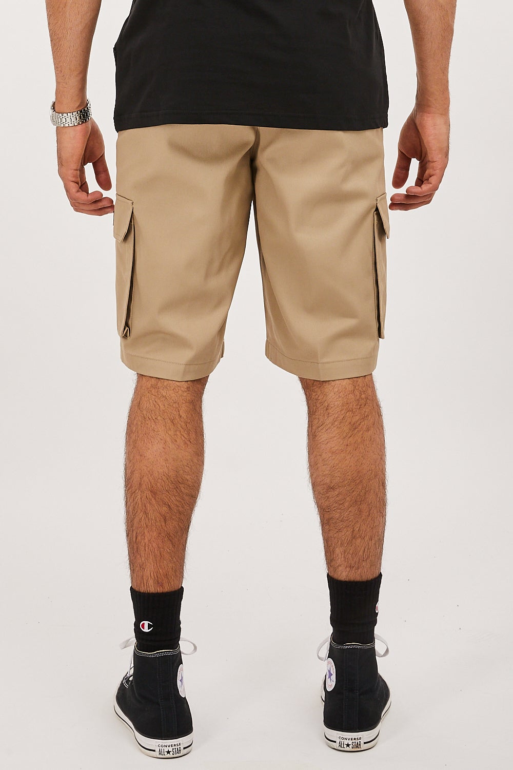 Above the sale knee cargo shorts