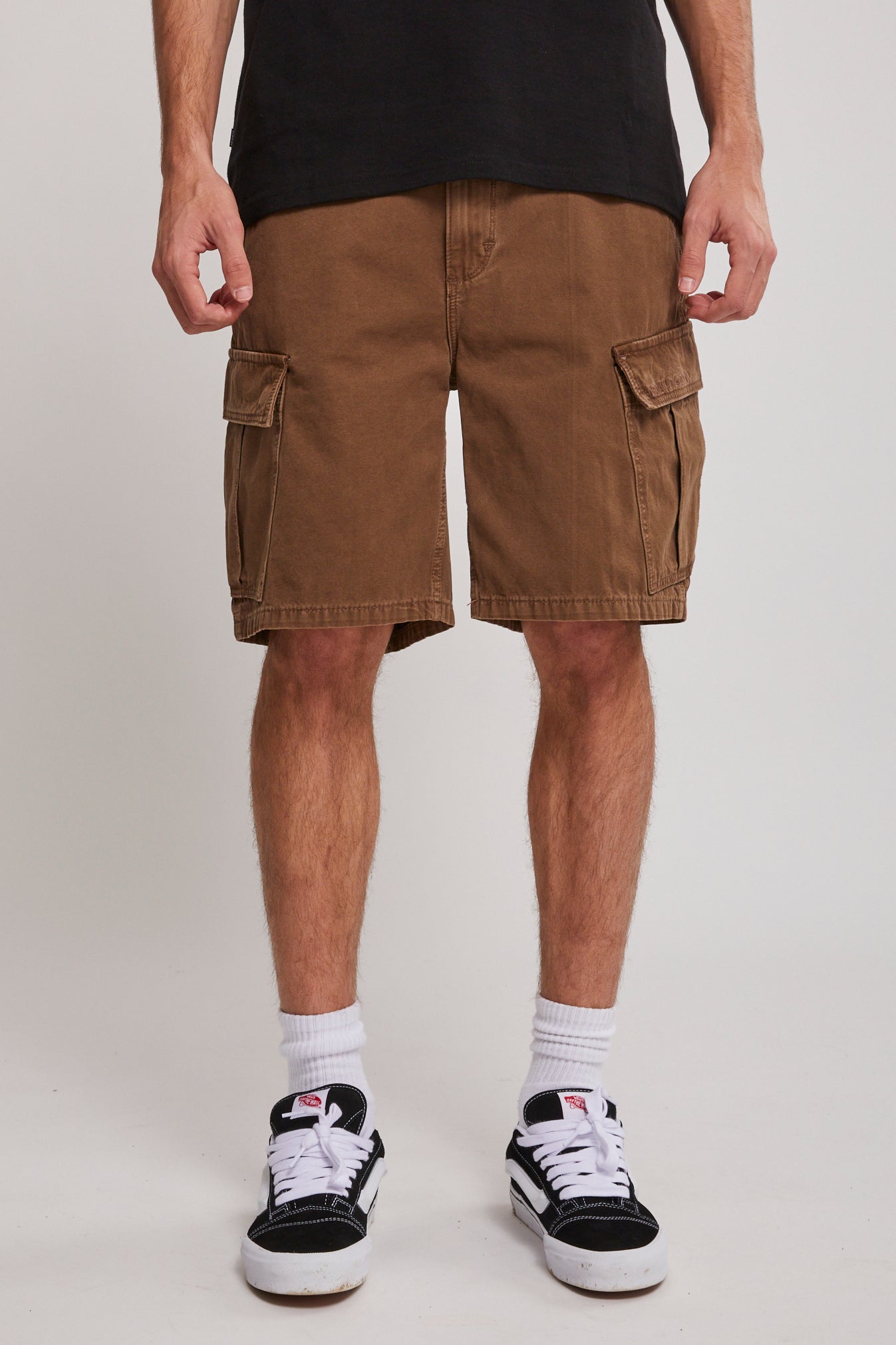 Long baggy sales cargo shorts