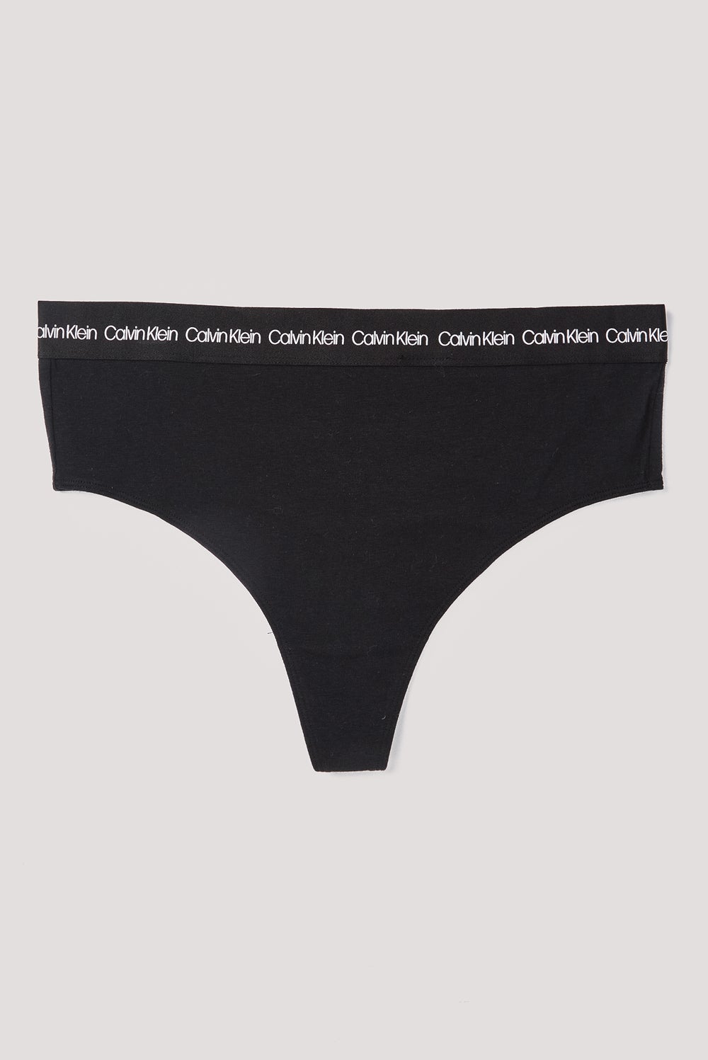 White Logo Black Thong Underwear | North Beach