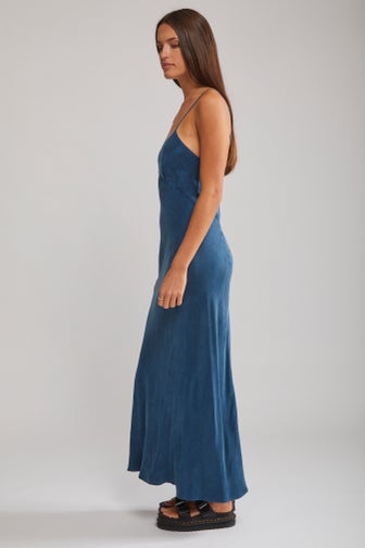 Chelsea Full Length Slip Dress - Truffle