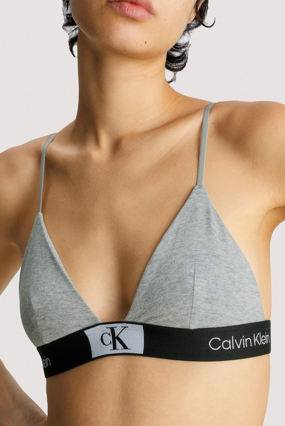  Calvin Klein Women's Monogram Unlined Triangle Bra