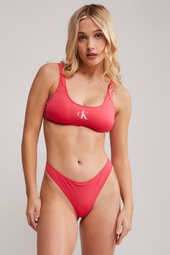 Pink Essential Bralette Bikini Top by Nike on Sale