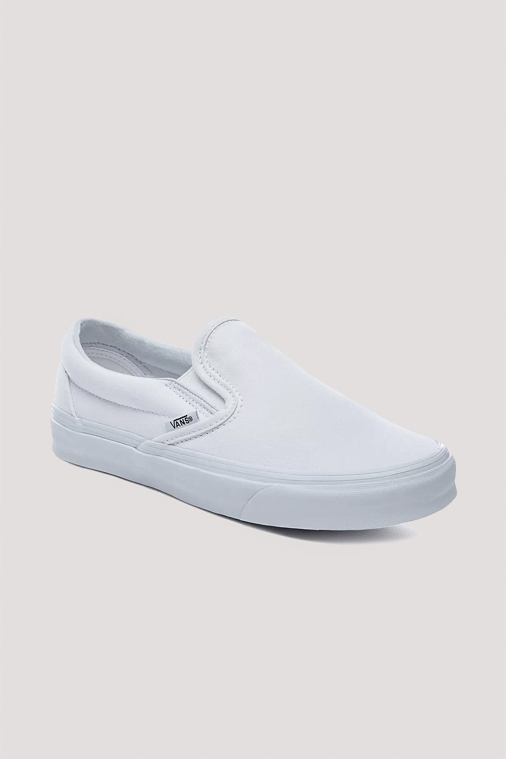 White hot sale slip on