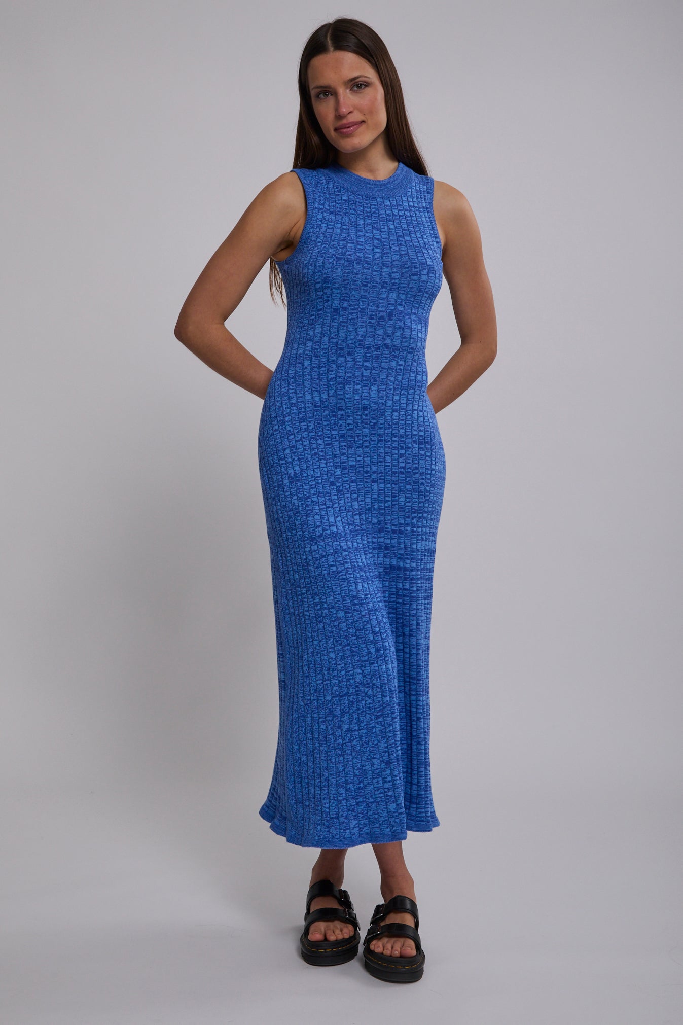 Harper Rib Knit Midi Dress North Beach