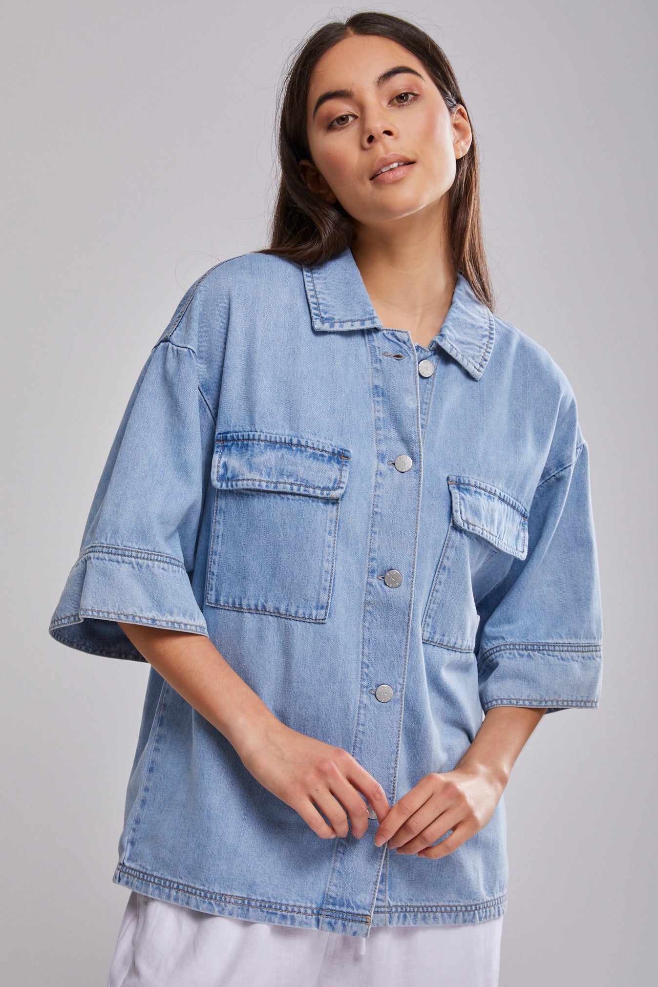 Hudson short store sleeve denim jacket