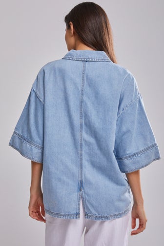 hudson short sleeve denim jacket