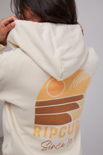 Relaxed Zip Through Hoodie