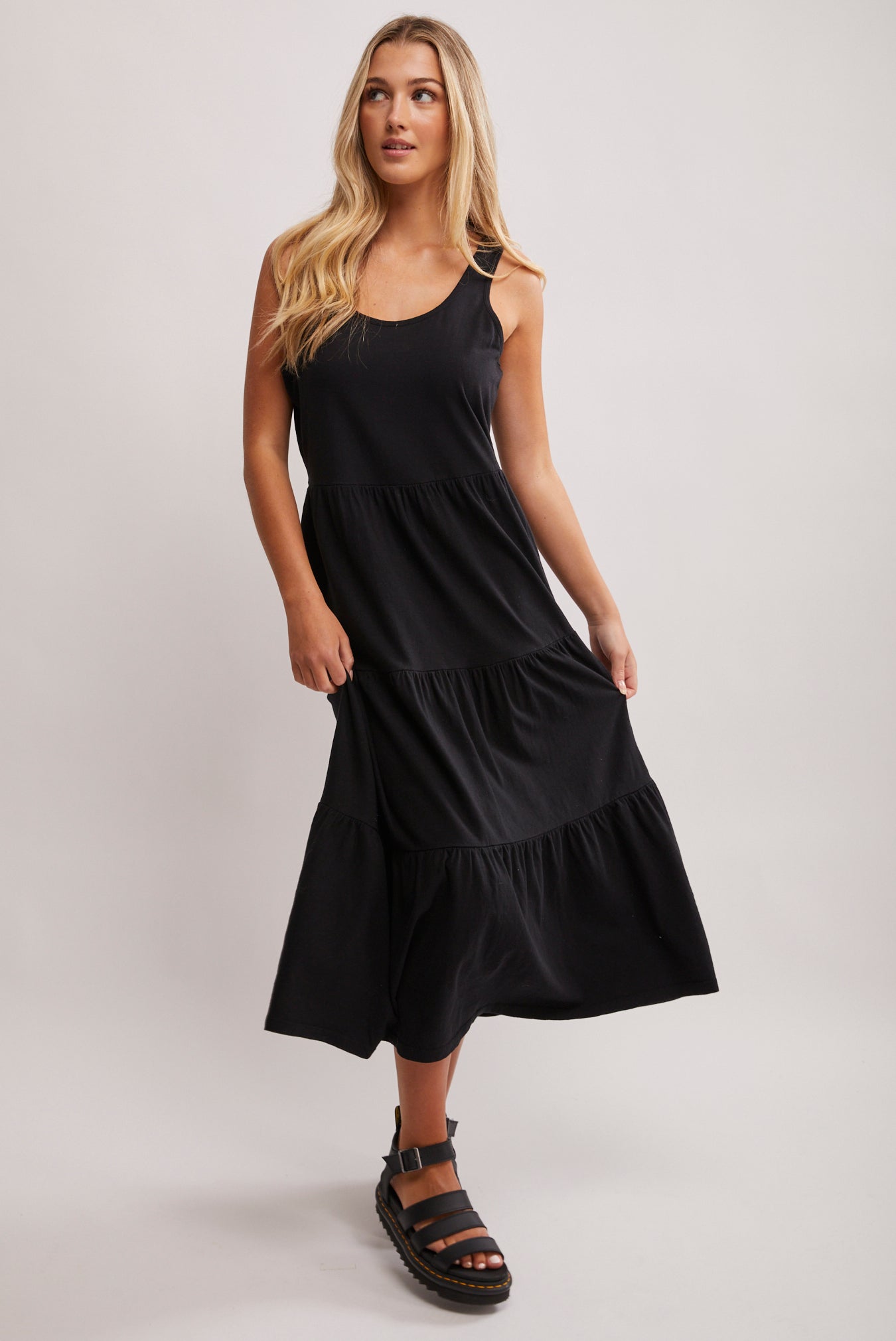 Linen Midi Dress | North Beach