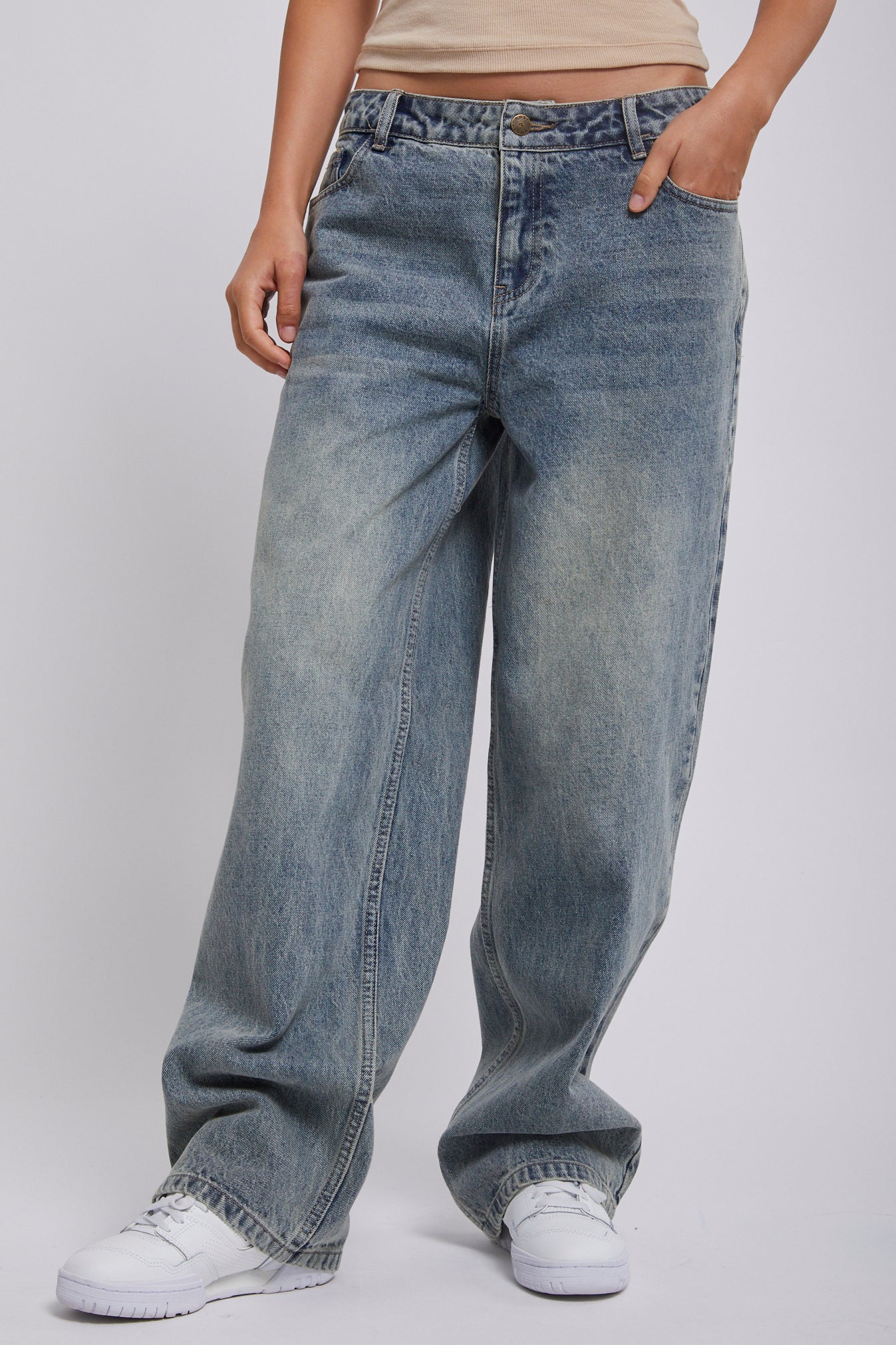 Low Rise Super Baggy Jeans | North Beach