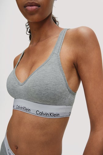 Calvin Klein Women's Modern Cotton Lightly Lined Bralette Non