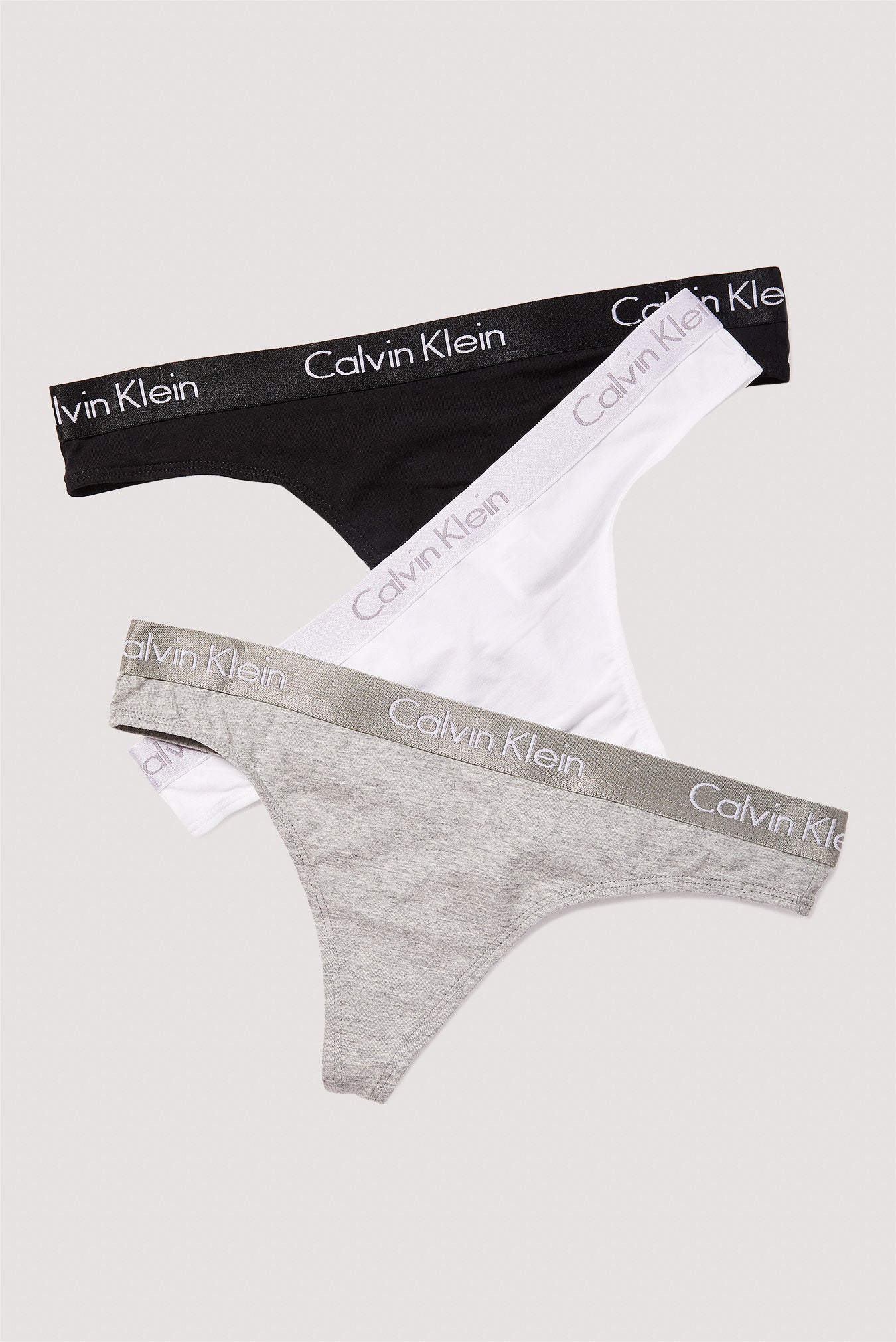 Calvin klein cotton thong deals 3 pack