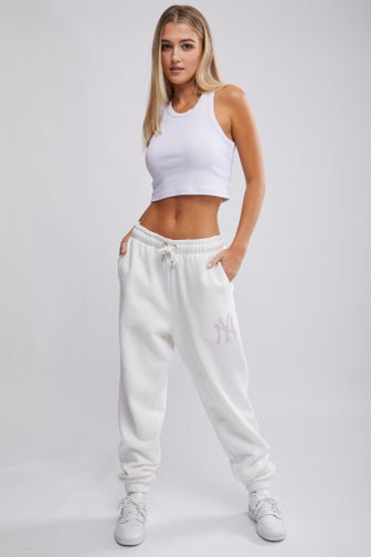 Missguided Petite White Oversized 90'S Loungewear Joggers - ShopStyle Pants