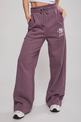 Stussy Pants  Stock Wide Leg Track Pants Mid Blue - Womens