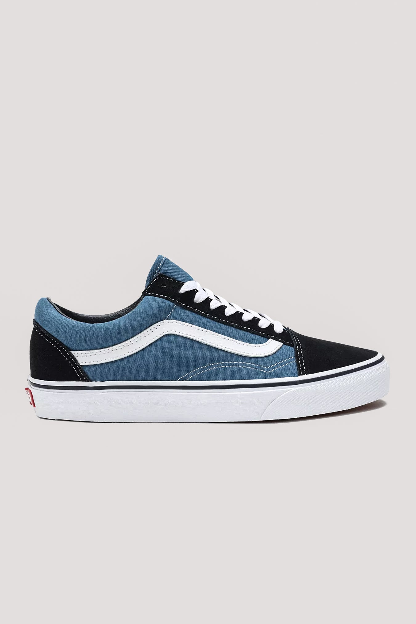 blue vans brown sole