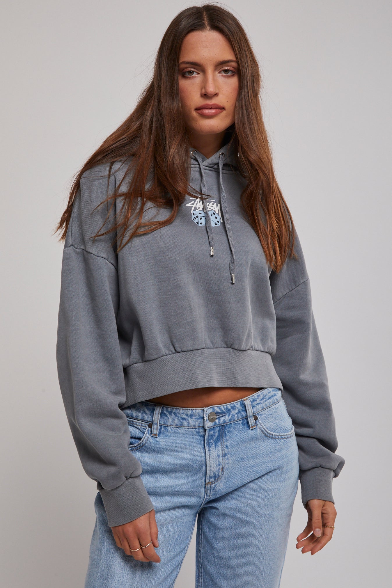 Pair Of Dice Cropped Hoodie | North Beach