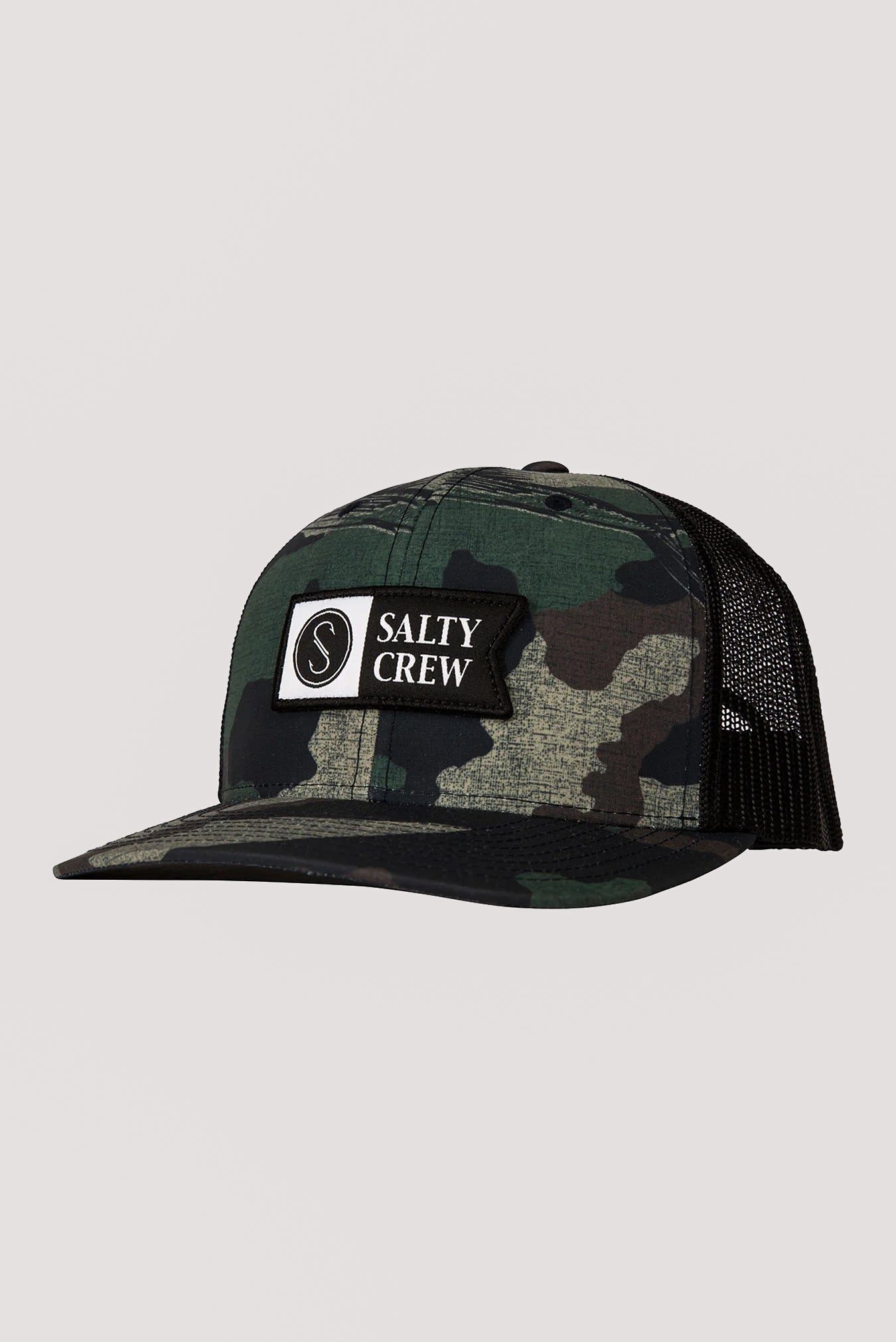 Salty Crew Men's Salty Crew Black Spot Tail Retro Trucker Snapback