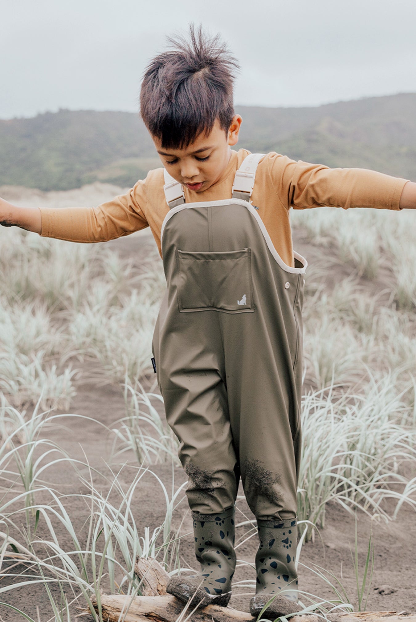 Rain 2025 overalls kids