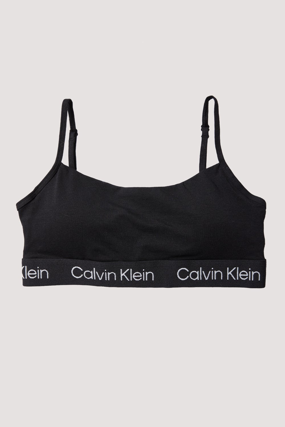 Calvin Klein BLACK 1996 Cotton Lightly Lined Bralette, US X-Large 