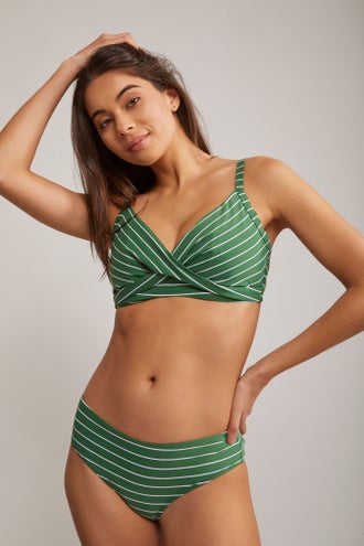 POLO Martinique Tank Shelf Bra Swimsuit in Spring Green - For Her
