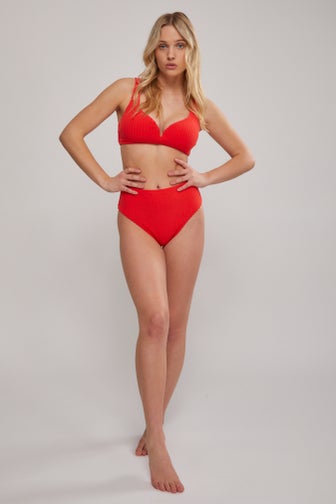 Terry Rib Hi Maui - High Waist Bikini Bottoms for Women