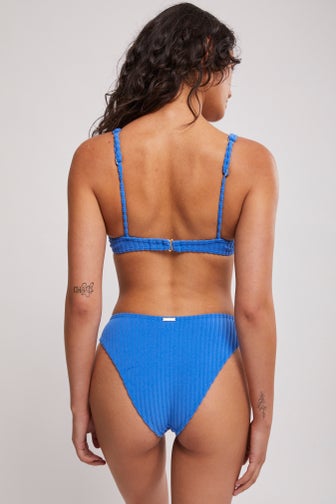 Terry Rib Marina Bra Bikini Top