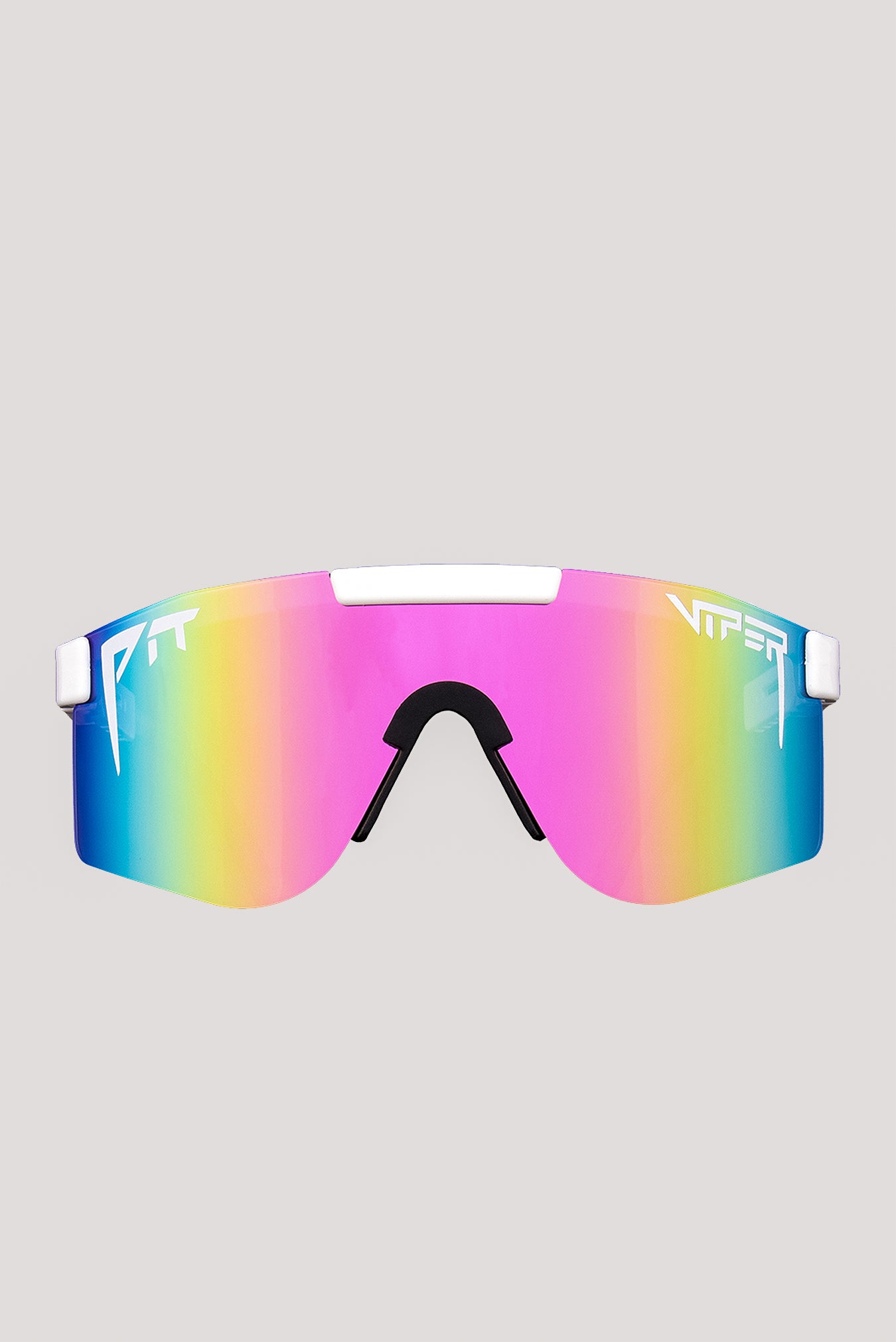 Pit Viper The Originals Occhiali - Single Wide - The Miami Nights / Mirror  Smoke to Clear Fade