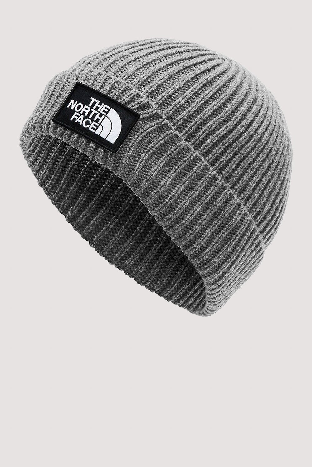 TNF Logo Box Cuff Beanie | North Beach