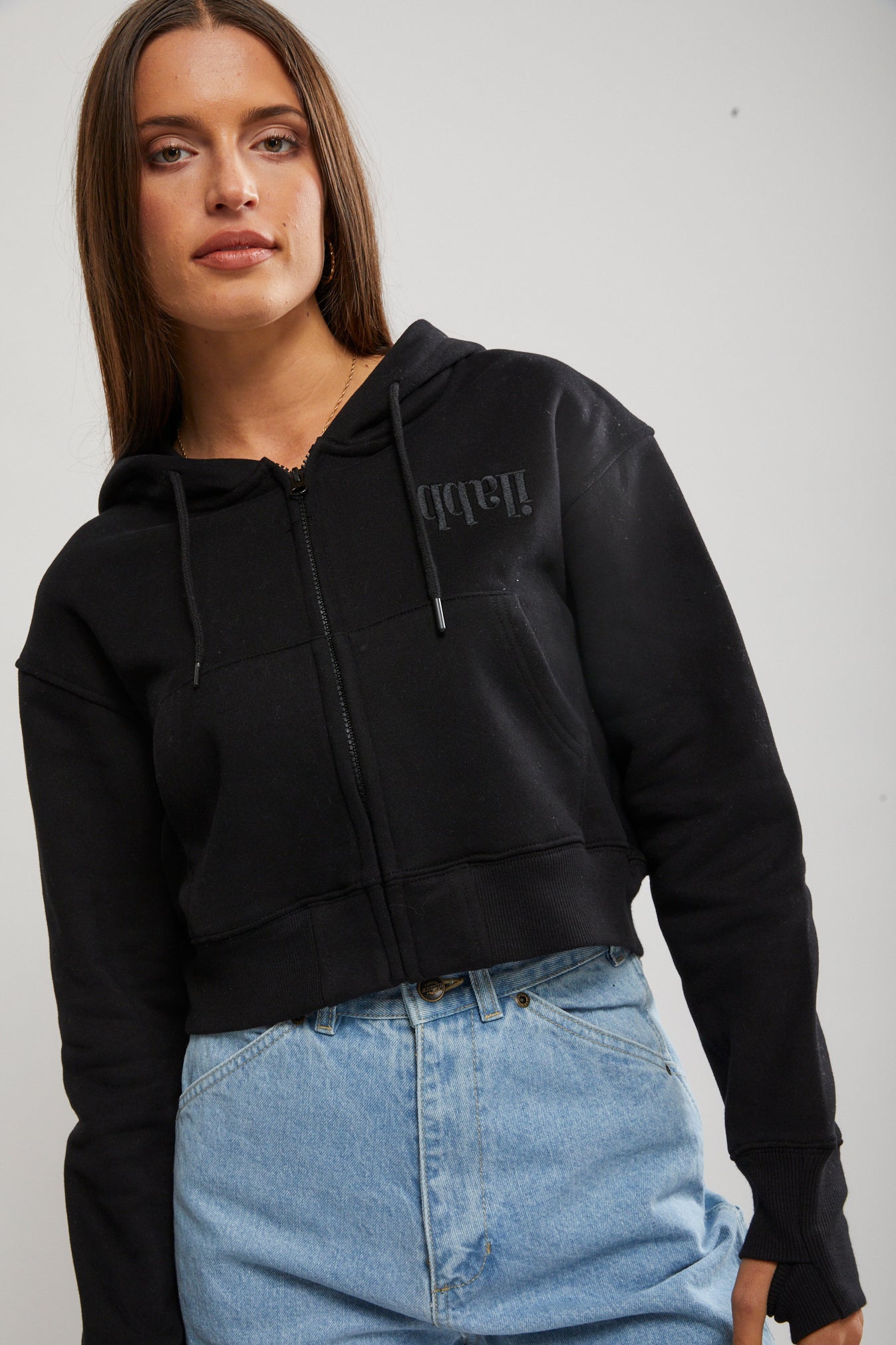 Morris 75 Zip Crop Hoodie | North Beach