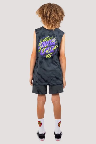 Santa Cruz Inferno Hand Black Basketball Jersey