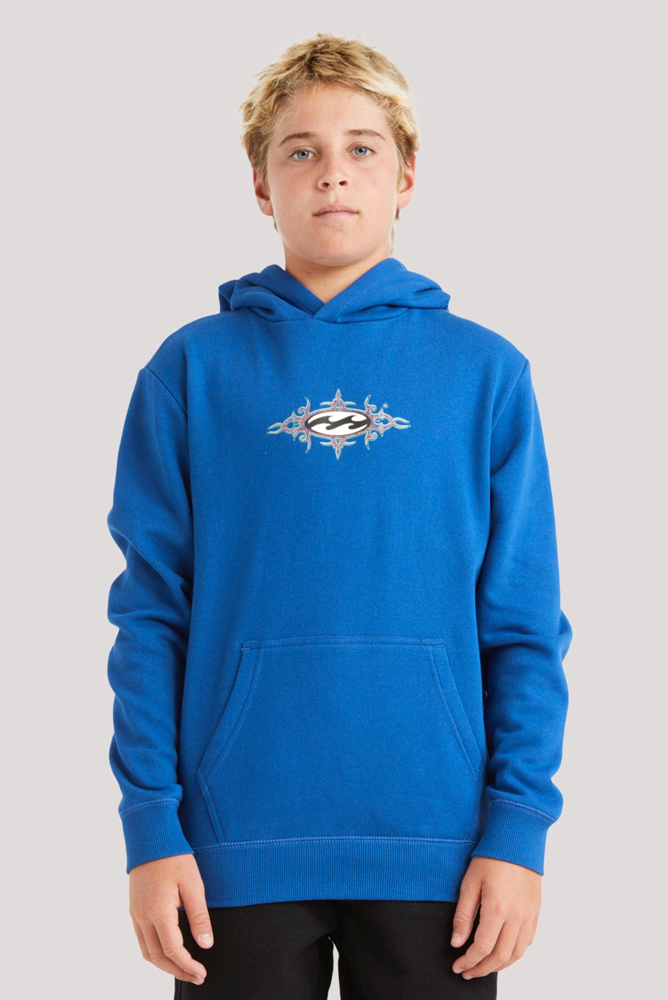 Youth Tribal Wave Pop Hoodie | North Beach